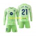 Camisola FC Barcelona F DE JONG 21 Criança Equipamento Terceiro 2024-2025 Manga Comprida